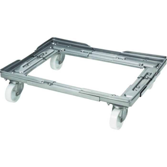 ルート コンテナ台車(伸縮式) ルートボーイ504ST型(ステンレスタイプ) 最大:幅410×長さ610 質量3.75kg(Tcode:4676254)