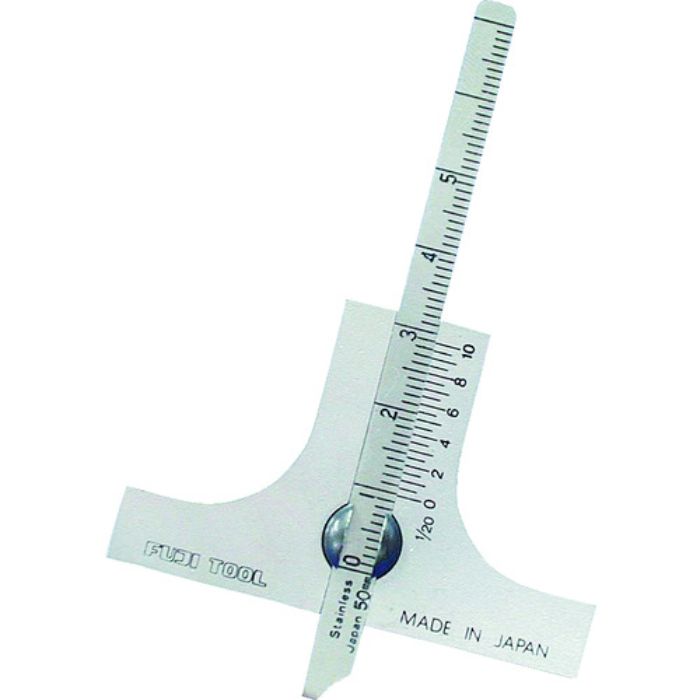 フジ ミニデプスゲージ 測定範囲50mm ベース寸法58mm(Tcode:3030814)