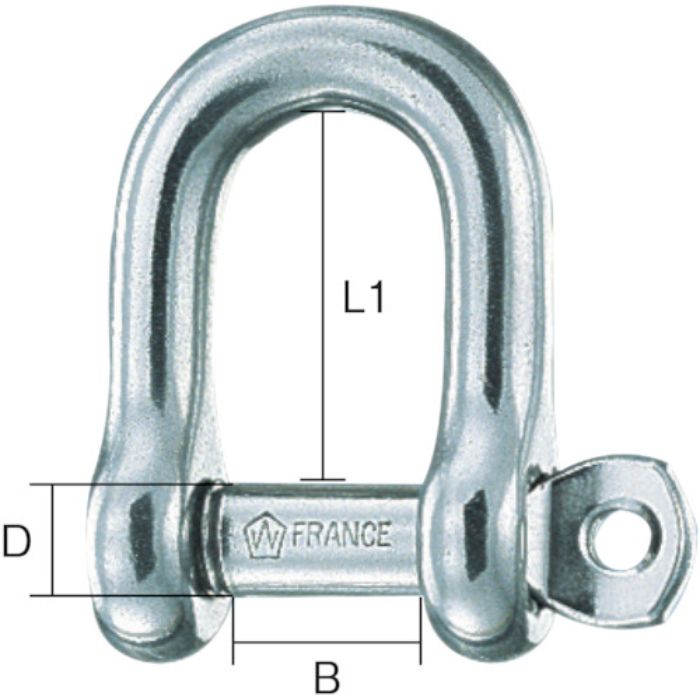 Wichard チタン製シャックル 51203(Tcode:2064084)
