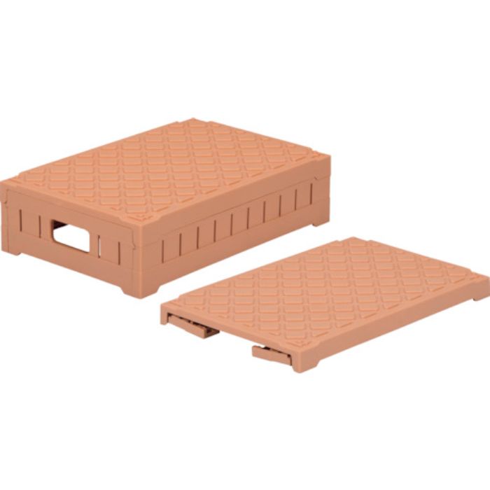 サンコー 折りたたみコンテナ 559810 ディスプレイオリコン6416 ブラウン(Tcode:3462114)