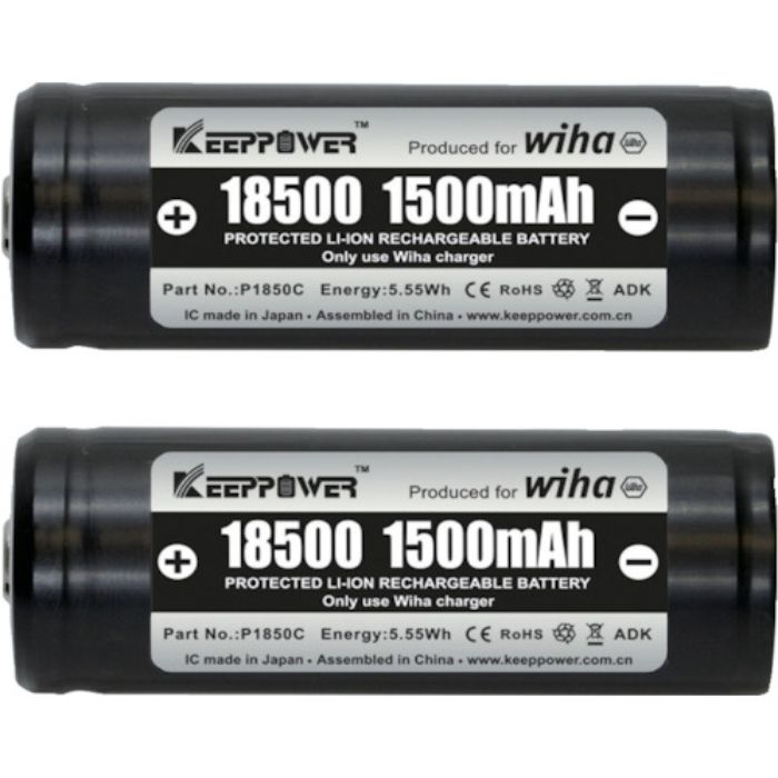 wiha 充電式絶縁ドライバー SpeedE[[R中]][[R2]] 交換用バッテリー2本セット(Tcode:5089411)