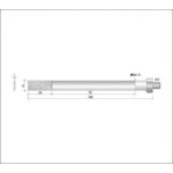 ナカニシ 電着ダイヤモンドヤスリ(全長105mm刃長20mm刃幅8mm)(Tcode:4772261)