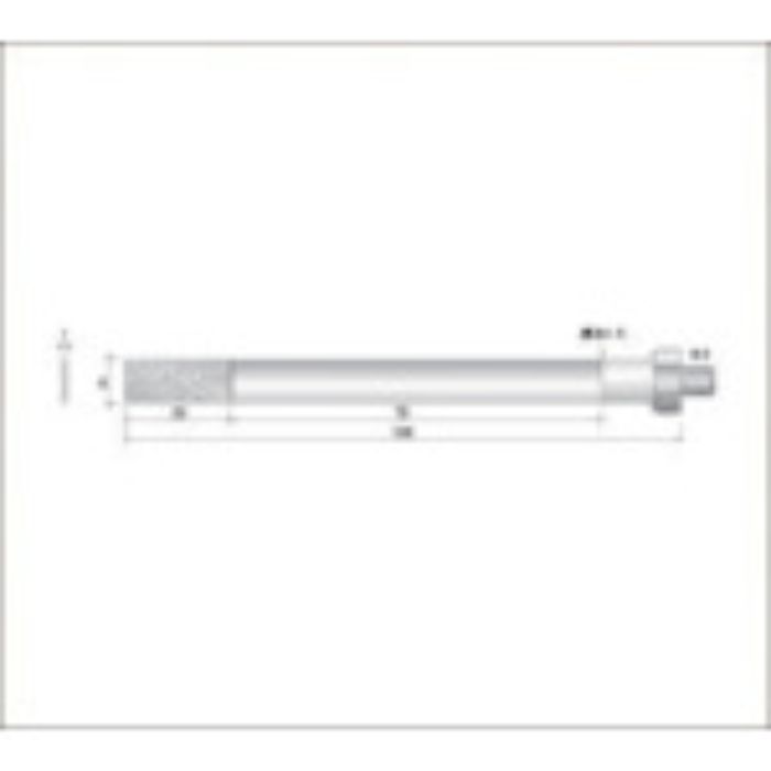 ナカニシ 電着ダイヤモンドヤスリ(全長105mm刃長20mm刃幅8mm)(Tcode:4772270)