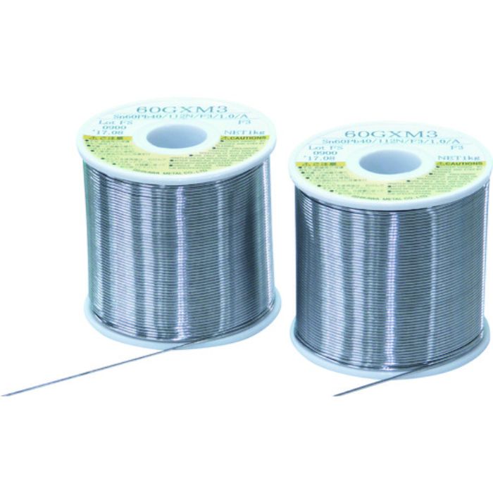 石川 やに入りはんだ スーパーロヂン 60GXM3(すず60%/鉛40%)-0.6mm-0.5kg(Tcode:1166913)