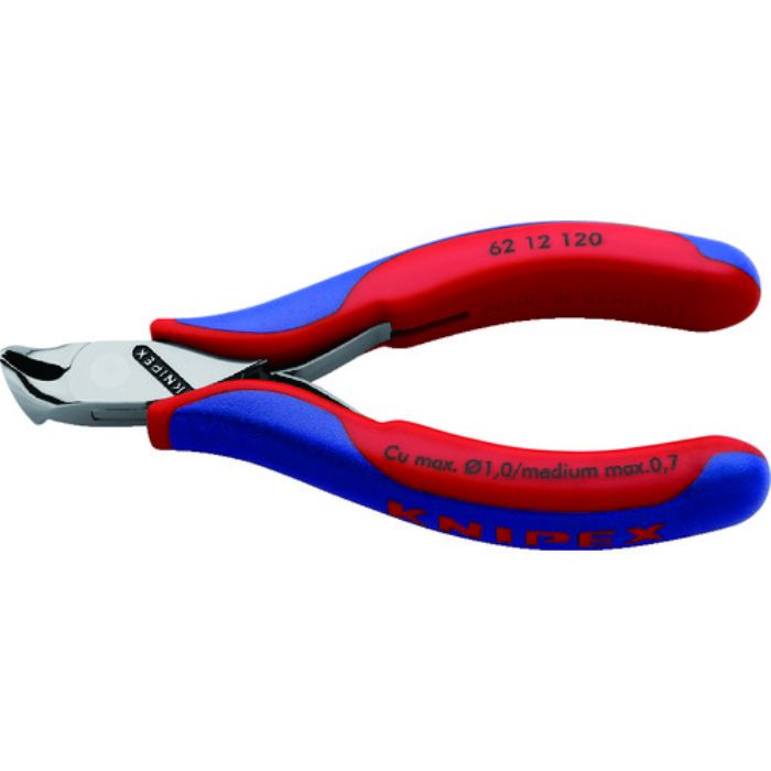KNIPEX 6212-120 エレクトロニクス斜ニッパー(Tcode:1955226)