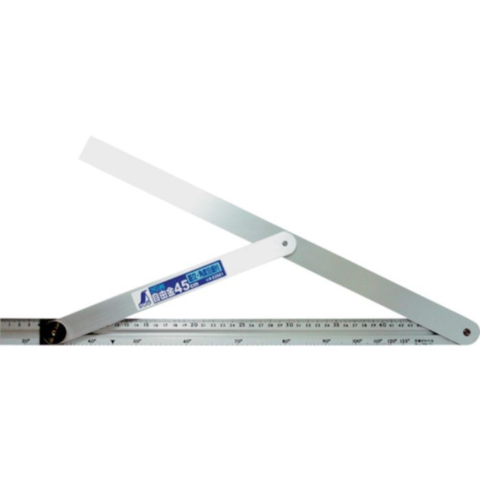 シンワ アルミ自由金 45cm 筋交・角度目盛付(Tcode:3979393)