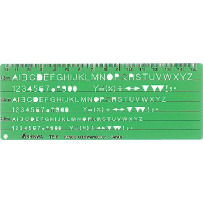 シンワ テンプレートTE-6(Tcode:8163947)