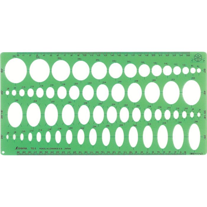 シンワ テンプレートTG-3(Tcode:8163952)