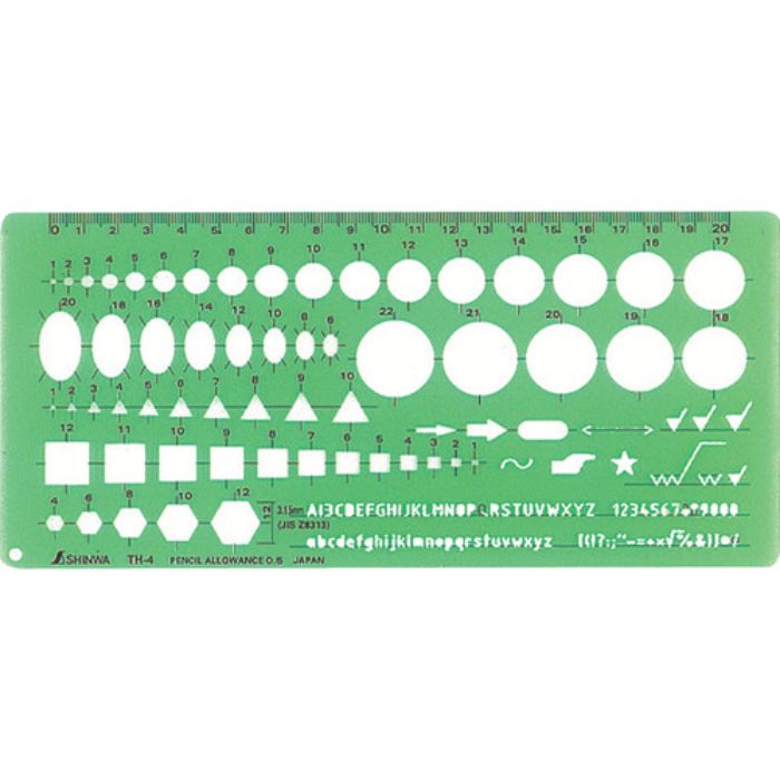 シンワ テンプレートTH-4(Tcode:8163955)