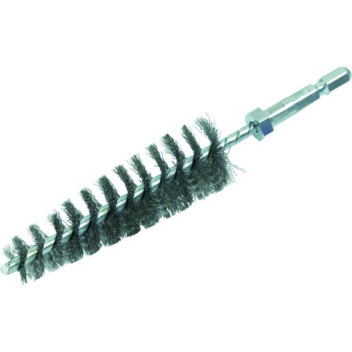 TRUSCO 六角軸テーパーネジリブラシ ステンレス線 0.2Φ 14Φ〜24Φ穴用(Tcode:1163013)
