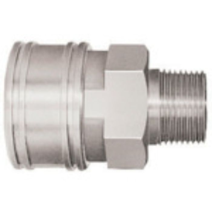 日東 TSPカプラ ステンレス製 ニトリルゴムSG(NBR)(めねじ取付用ソケット) 相手側Rc3/4(00724)(Tcode:1139738)