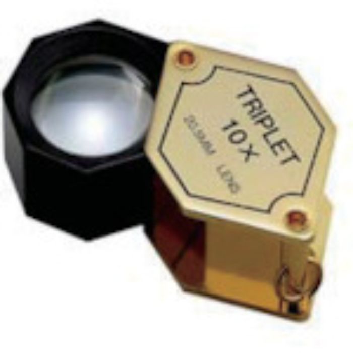 池田レンズ メタルホルダールーペ 倍率10倍(Tcode:8051930)