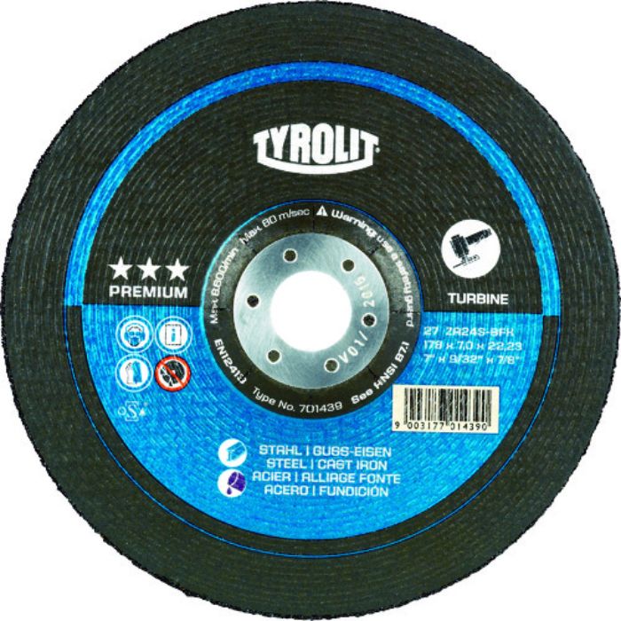TYROLIT オフセット砥石 T-Grind 125mm #24(Tcode:7748485)