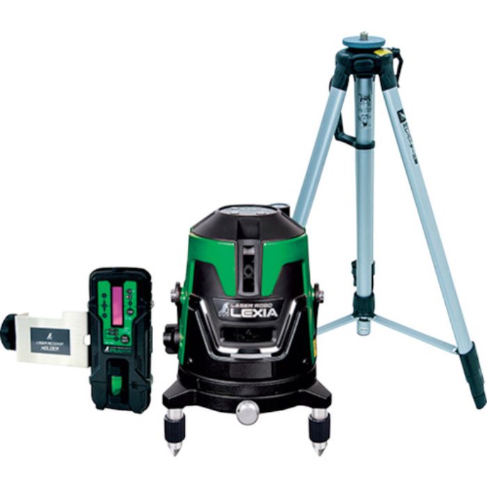 シンワ レーザーロボ LEXIA 51 グリーン 受光器・三脚セット(Tcode:2433718)