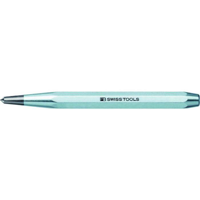 PBスイスツールズ 712-1 超硬付センターポンチ(八角胴) 全長100×幅8mm(Tcode:7645881)