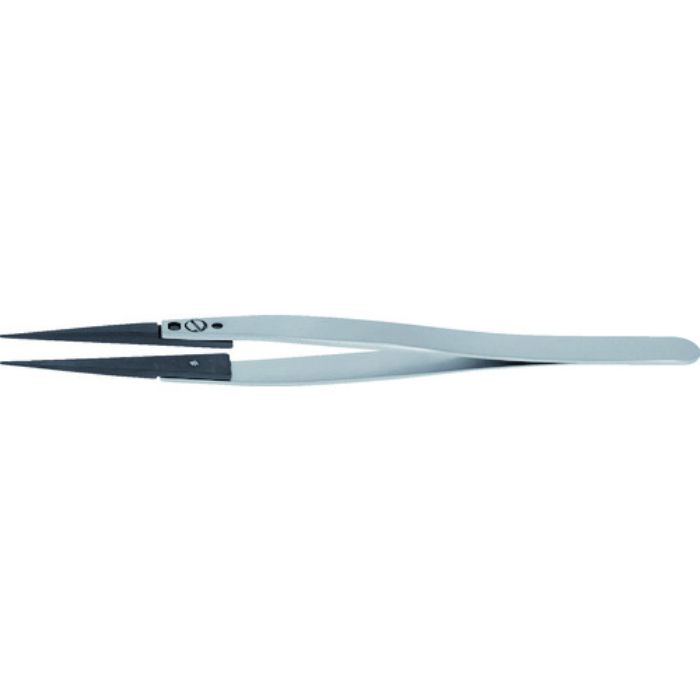 idealtek ESDセラミックピンセット チップ交換タイプ 直型 135mm(Tcode:2070852)