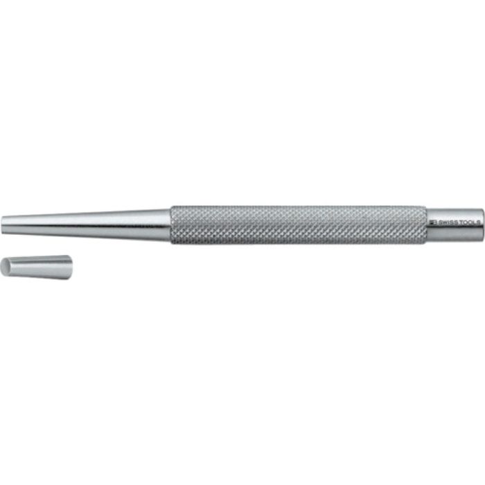 PBスイスツールズ 720-5 テーパーピンポンチ 丸胴 全長120×幅8mm(Tcode:8290368)