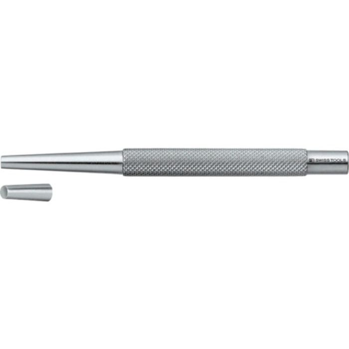 PBスイスツールズ 720-8 テーパーピンポンチ 丸胴 全長135×幅11mm(Tcode:8290371)