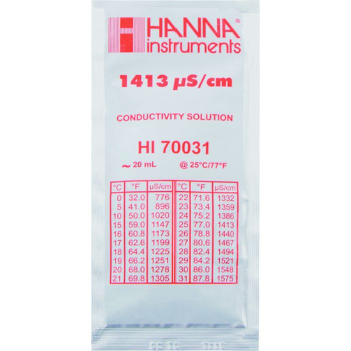 シンワ 標準液_導電率校正用_1413μS/cm_6袋入(Tcode:1477640)