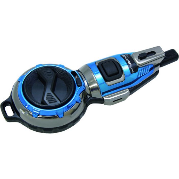 シンワ ハンディ墨つぼ Pro Plus 自動巻 シャープライン メタルブルー 20m(Tcode:1476093)