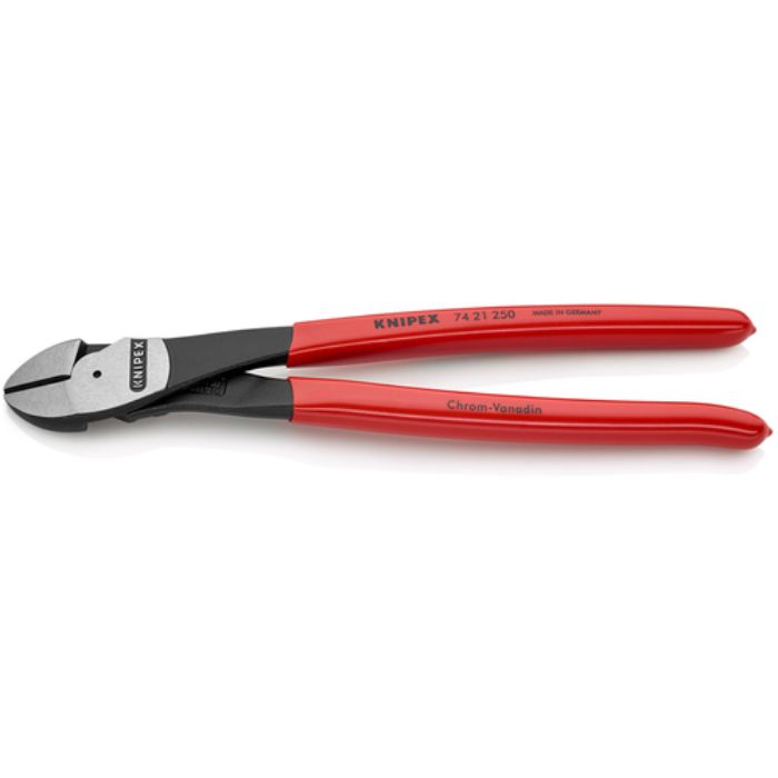 KNIPEX 7421-250 強力型斜ニッパー(ベントタイプ)(Tcode:1955232)