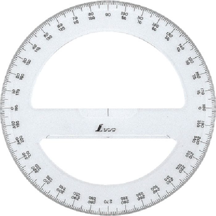 シンワ 分度器360°15cm全円(Tcode:8164191)