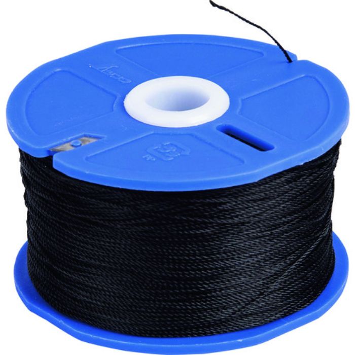 シンワ ポリエステル水糸 リール巻 太 0.8mm 270m ブラック(Tcode:1992817)