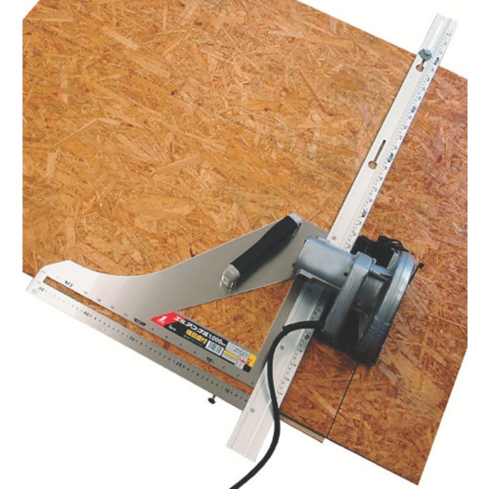 シンワ マルノコガイド定規エルアングル1000mm横目盛付(Tcode:8164601)