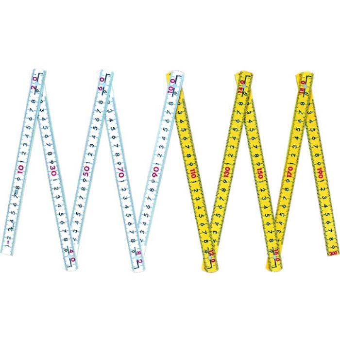 シンワ ファイバー折尺 10折2m cm表示(Tcode:4326962)