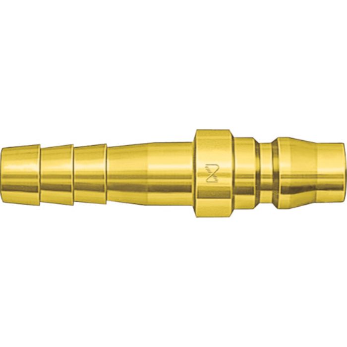 日東 真ちゅう製ハイカプラ(ホース取付用プラグ)相手側1インチ耐圧力1.5Mpa(00216)(Tcode:1130382)