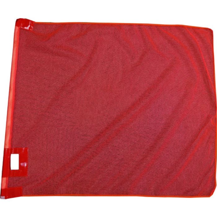 ミズケイ メッシュ大旗+棒セット(蛍光レッド)(Tcode:1372504)