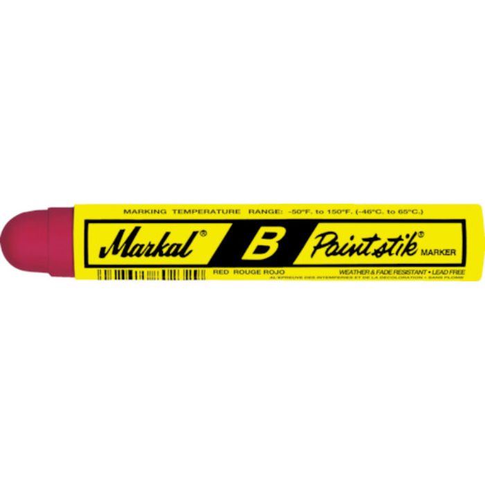 LACO Markal 工業用マーカー ペイントスティック B 赤(Tcode:4444035)