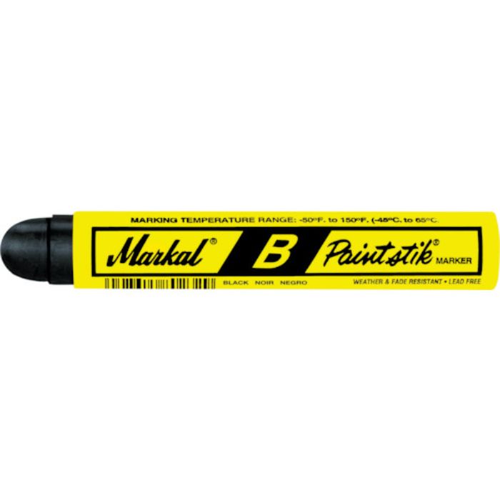 LACO Markal 工業用マーカー ペイントスティック B 黒(Tcode:4444043)
