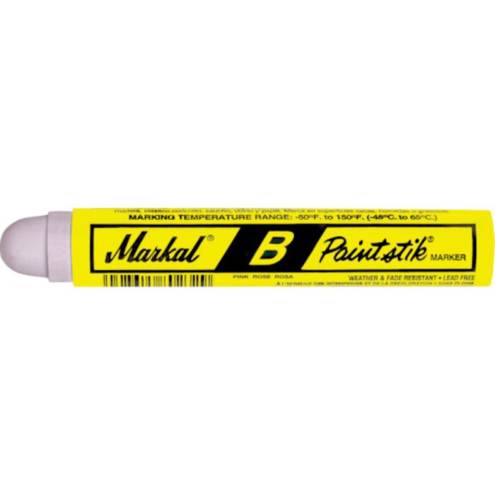 LACO Markal 工業用マーカー ペイントスティック B ピンク(Tcode:4444086)