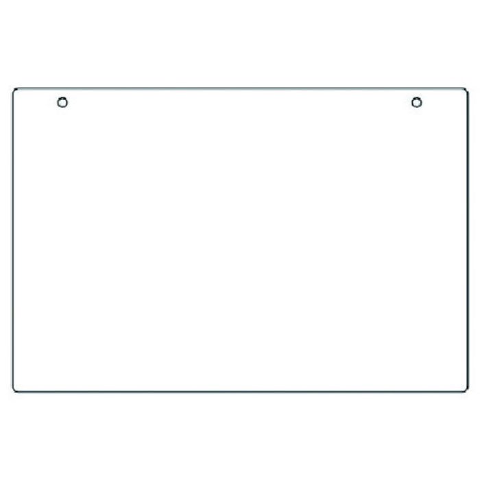 ユニット 吊り下げ式表示板 白無地板・アクリル・300X450(Tcode:7423667)