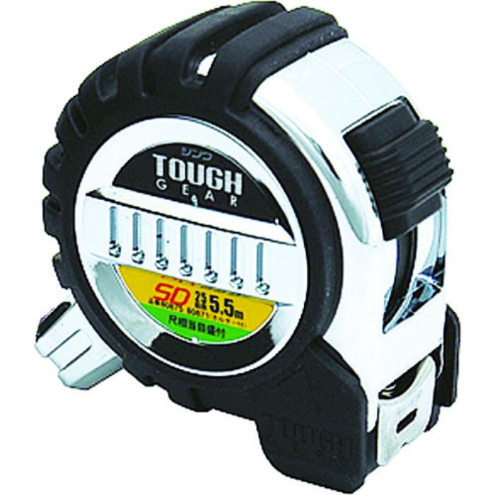シンワ コンベックス タフギアSD 幅25mm 長さ5.5m 尺相当目盛(Tcode:4443161)