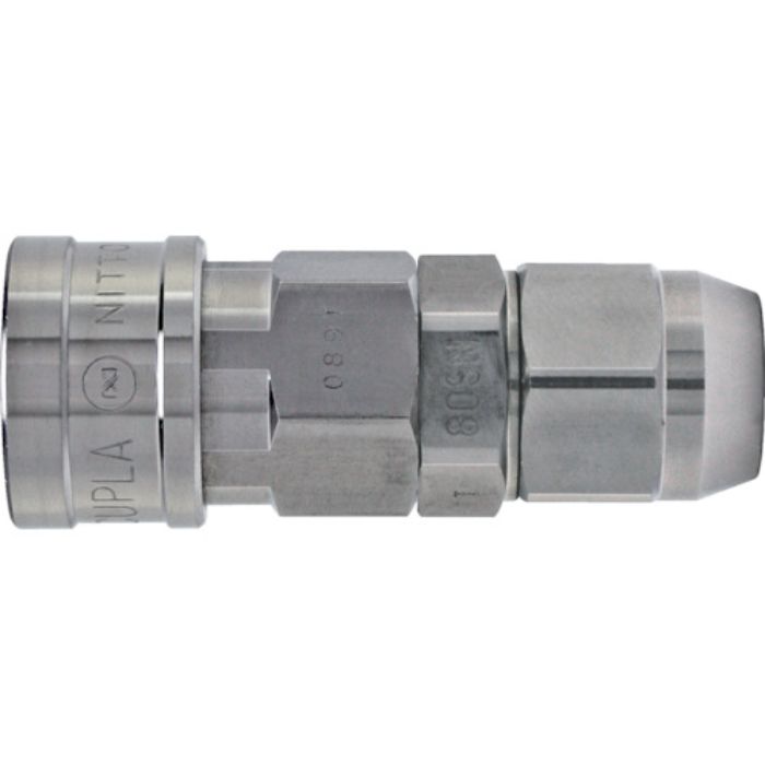 日東 ナットカプラ (ウレタンホース取付用ソケット) 相手側ホースサイズ8.0×12.0(40397)(Tcode:7780923)