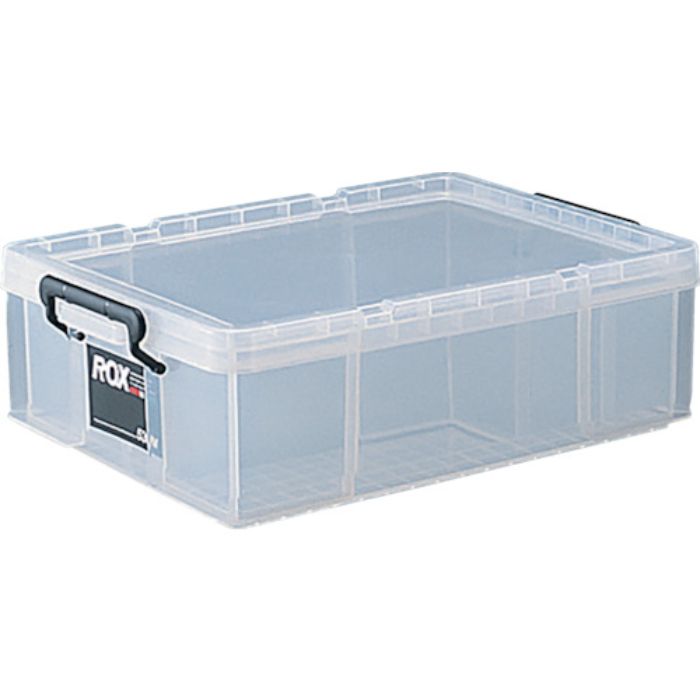 TENMA フタ式収納ケース ロックス 530S クリア 390×530×165(Tcode:4449037)