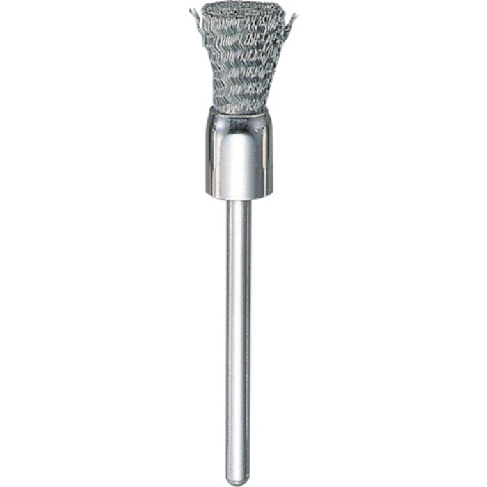 TRUSCO まとめ買い エンド型ブラシ ステンレス0.1XΦ8X軸Φ3 50入(Tcode:4747887)