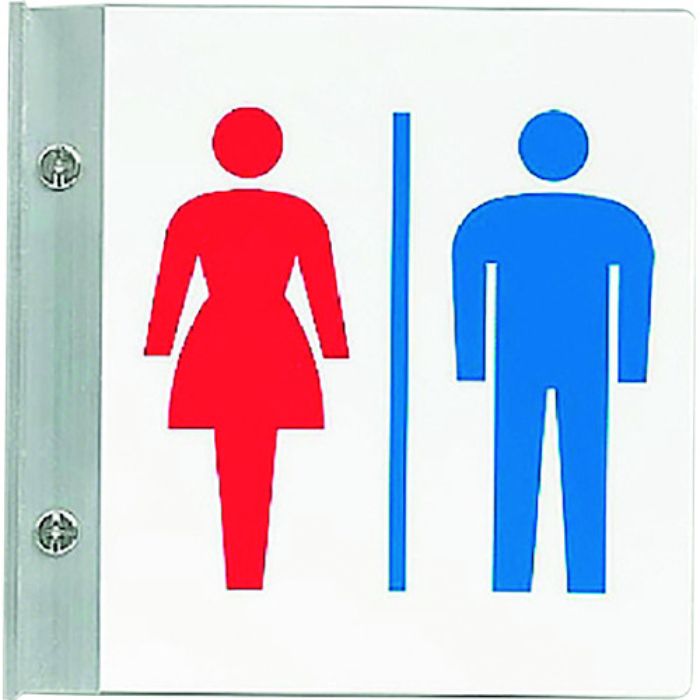 ユニット トイレ表示男女セット(Tcode:1282197)