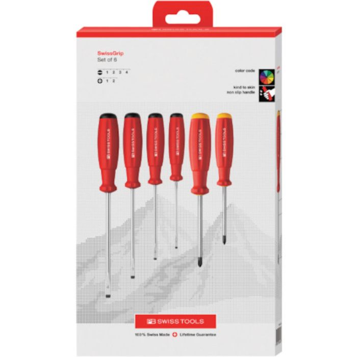 PBスイスツールズ スイスグリップ・ドライバーセット(BOX)(Tcode:2309345)