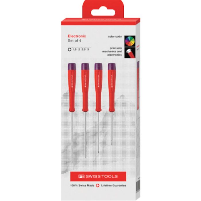 PBスイスツールズ スイスグリップ精密六角ドライバーセット(BOX)(Tcode:2310954)