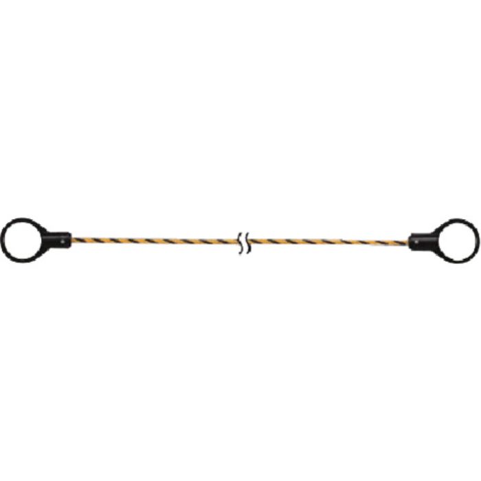 ユニット コーンロープ 黄黒 12Ф×2000mm(Tcode:7448937)