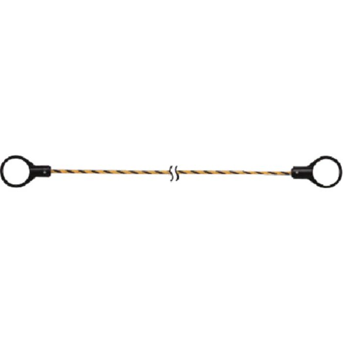 ユニット コーンロープ 黄黒 12Ф×1500mm(Tcode:7448945)