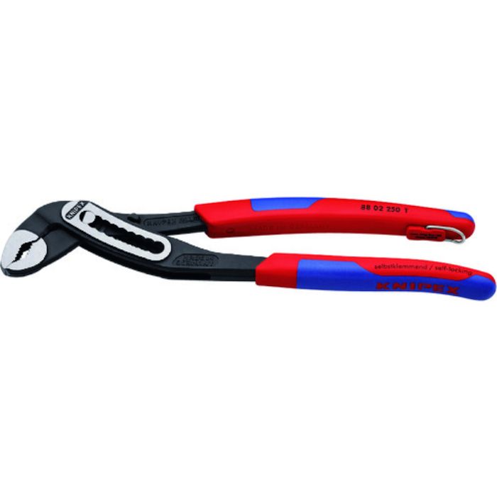 KNIPEX ウォーターポンププライヤー アリゲーター 落下防止付 コンフォートハンドル 250mm(Tcode:1955257)