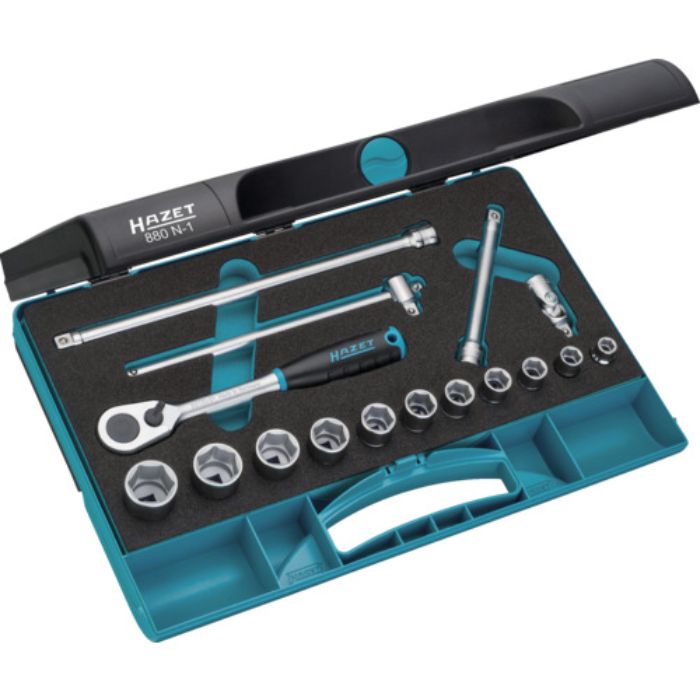 HAZET ソケットレンチセット(6角タイプ・差込角9.5mm)(Tcode:4395204)