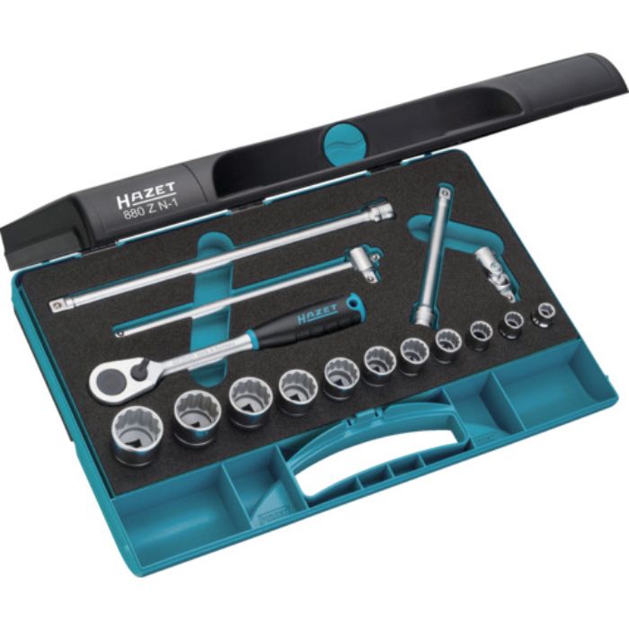 HAZET ソケットレンチセット(12角タイプ・差込角9.5mm)(Tcode:4395492)