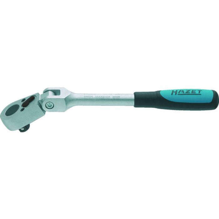 HAZET ラチェットハンドル(小判型ヘッド・首振りタイプ) 差込角9.5mm(Tcode:4395531)