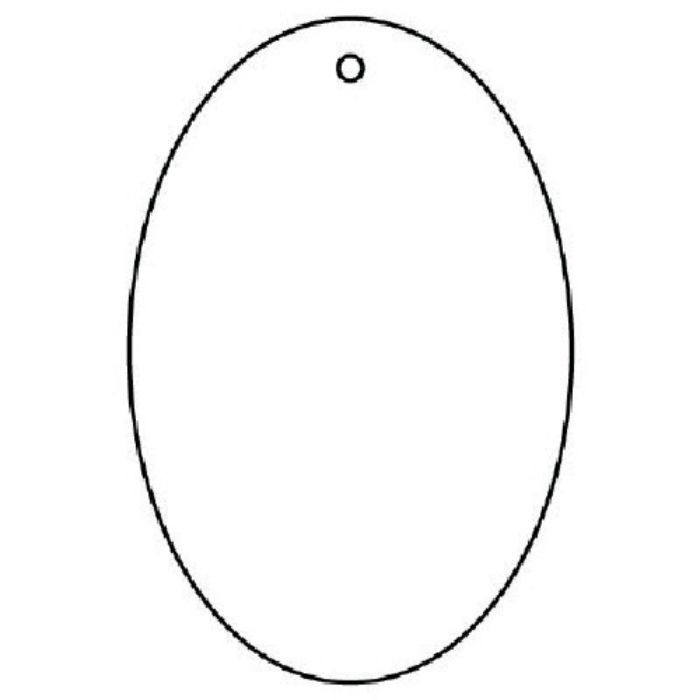 ユニット 白無地板 楕円型 5枚組 エコユニボード 60×40×2厚(Tcode:7451300)