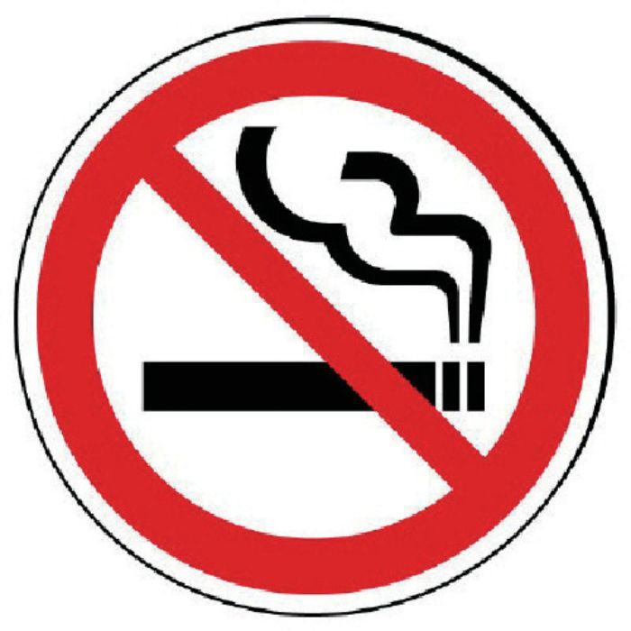 ユニット #サインタワー用丸表示 禁煙 透明PET樹脂 393Фmm(Tcode:7451806)